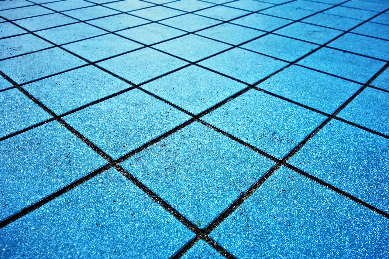 tile, ceramic, square, swimming pool, swimming pool floor, flooring, surface, blue tiles, perspective, geometric, pattern, texture, tile background, tile texture, blue texture, blue pattern, tile, tile, tile, tile, tile, swimming pool, swimming pool, swimming pool, blue tiles